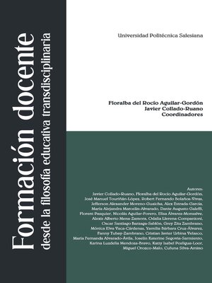 cover image of Formación docente desde la filosofía educativa transdisciplinaria